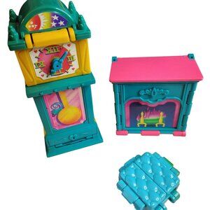 Wish World Kids Vintage 1980s Clock Bowl Fireplace BBQ Chair Kenner Parker Toys